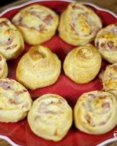 Слойки с ветчиной