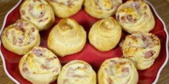 Слойки с ветчиной