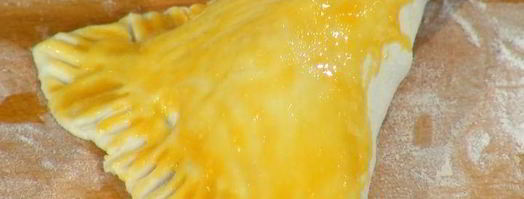 слойки с вишней и белым шоколадом. Шаг 9