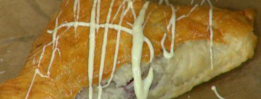 слойки с вишней и белым шоколадом. Шаг 11