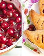 Слойки с вишней