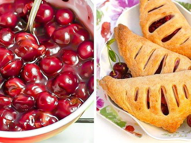 Рецепт слоек с вишней