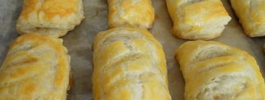 слойки с яблочным вареньем. Шаг 4