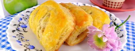 слойки с яблочным вареньем. Шаг 5