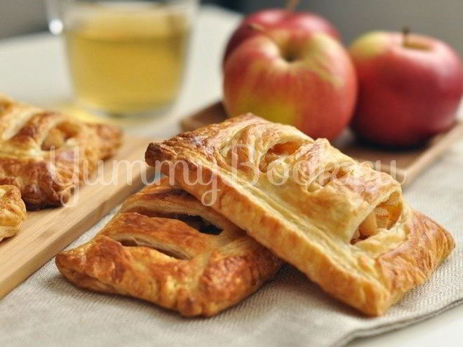 Рецепт слоек с яблоками