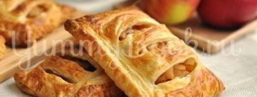 слойки с яблоками. Шаг 7