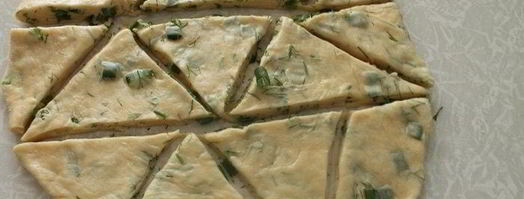 слойки с зеленью. Шаг 7