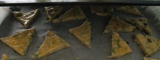 слойки с зеленью. Шаг 8