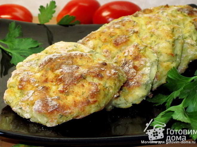 Рецепт картофельных сырников с укропом из духовки