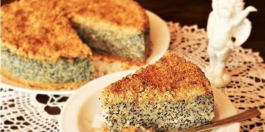 Маковый творожник