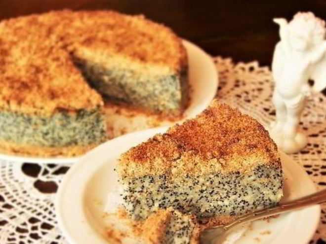 Рецепт макового творожника