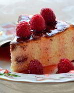 Малиновый творожник