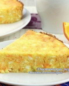 Медовый творожник с тыквой