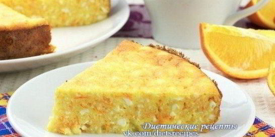 Медовый творожник с тыквой