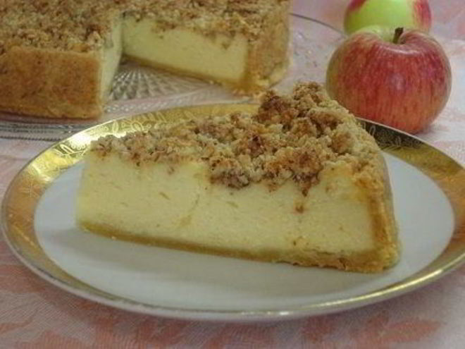 Рецепт миндального творожника