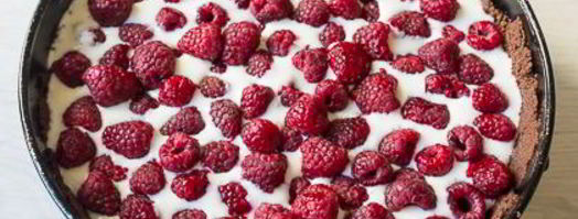 нежный творожник с малиной. Шаг 11