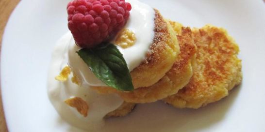 Оранжевые сырники