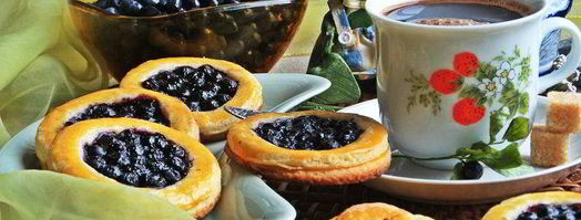 песочники с черникой. Шаг 20