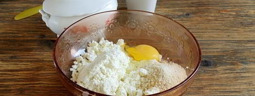 сырники без муки и манки. Шаг 3