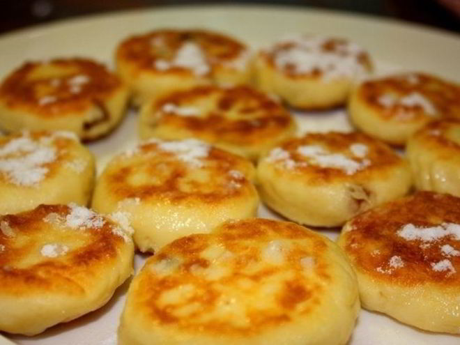 Рецепт сырников без яиц