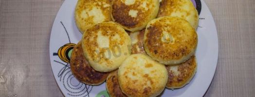 сырники классические из творога на сковороде. Шаг 14