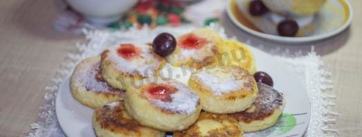 сырники классические из творога на сковороде. Шаг 16