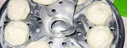 сырники на пару. Шаг 4