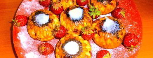 сырники с клубникой. Шаг 14