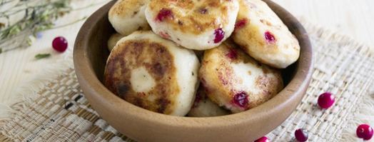 сырники с клюквой. Шаг 4