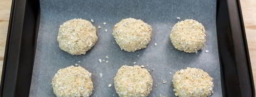 сырники с овсяными хлопьями в духовке. Шаг 13