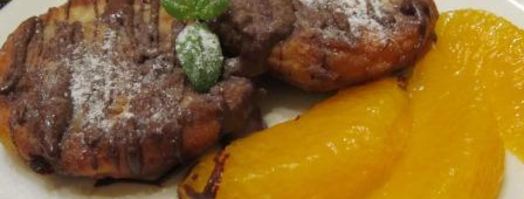 сырники с шоколадом и апельсином. Шаг 6