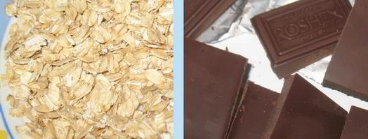 сырники с шоколадом в овсяной панировке. Шаг 4