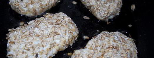 сырники с шоколадом в овсяных хлопьях. Шаг 6