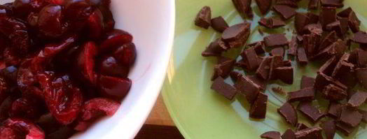 сырники с вишней и шоколадом. Шаг 2