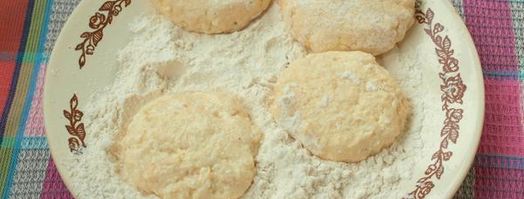 сырники с яблоками. Шаг 3