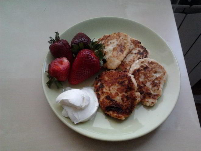 Рецепт сырников с яблоком нежные