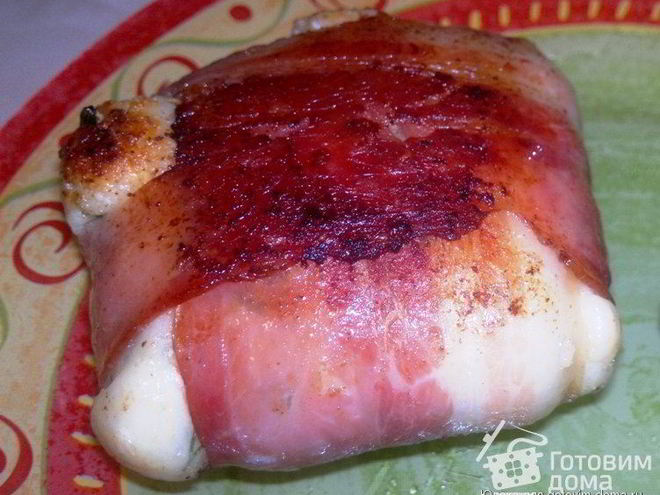 Рецепт сырников с зеленью в беконе