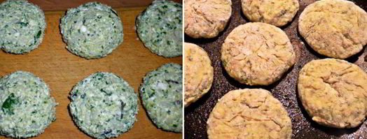 сырники со шпинатом. Шаг 3