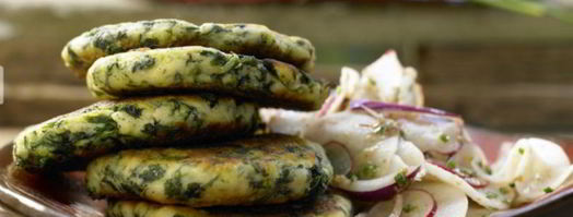 сырники со шпинатом. Шаг 4