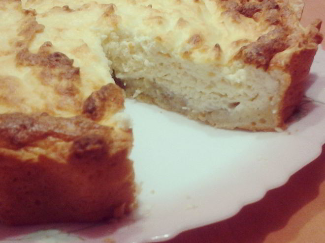 Рецепт творожника с бананом