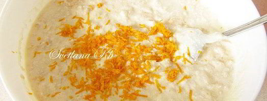 творожник с яблоками и апельсиновой цедрой. Шаг 5