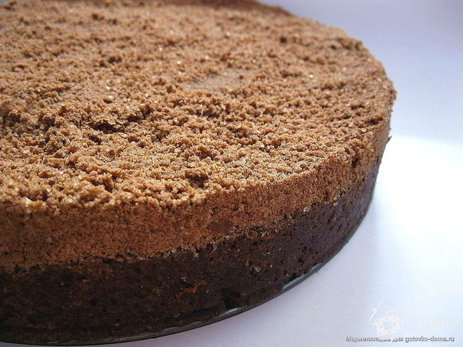 Рецепт ванильного творожника на шоколадном тесте