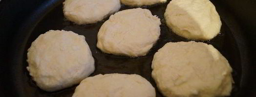 ванильные сырники с шоколадным соусом. Шаг 5