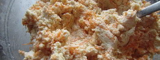 запеченные морковные сырники на белках. Шаг 2