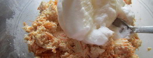 запеченные морковные сырники на белках. Шаг 3