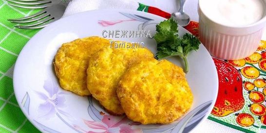 Запеченные нежные сырники из творога и риса