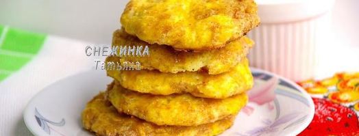 запеченные нежные сырники из творога и риса. Шаг 6