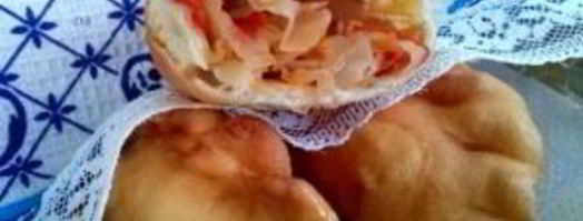 бездрожжевое тесто для пирожков с капустой. Шаг 4