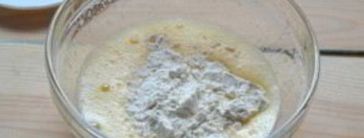 бисквитно-песочное тесто. Шаг 3