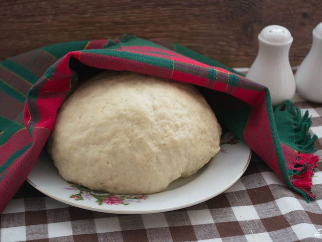 Рецепт быстрого дрожжевого теста для пирога